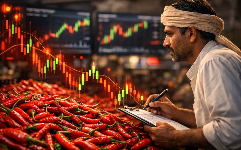 Indian Chilli FOB Prices Hold Steady as Monsoon Rains Stay Patchy