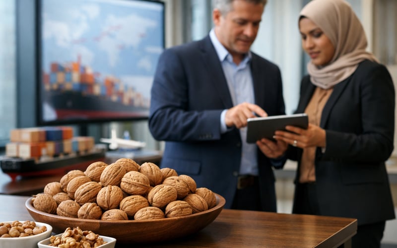American In‑Shell Walnuts Surge on Export Boom to Turkey and MENA