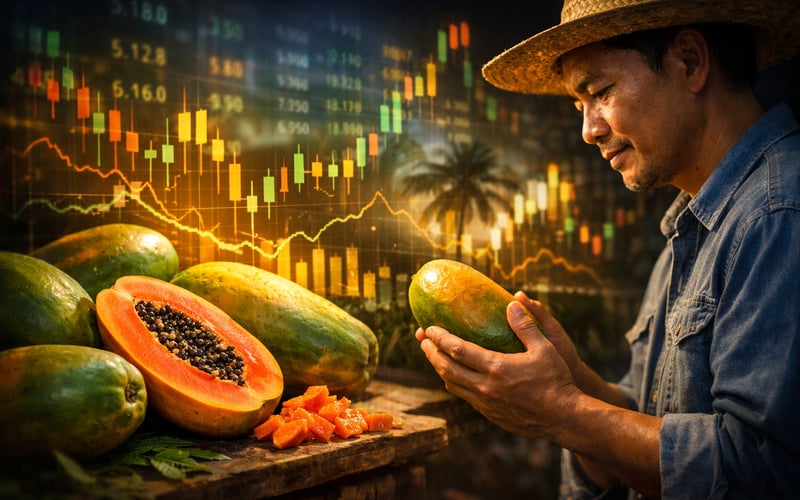 Marché de la papaye séchée stable alors que le risque El Niño en Thaïlande croise des exportations vietnamiennes solides