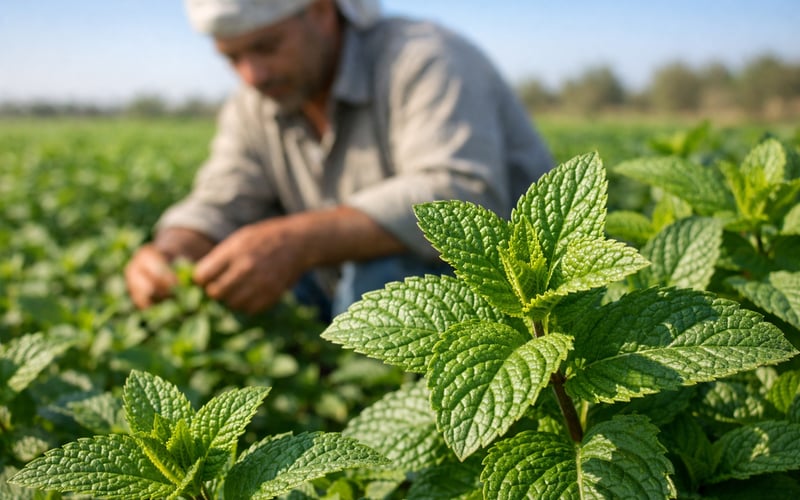 Egyptian Spearmint FOB Cairo Edges Lower as Heat Persists but Logistics Stable