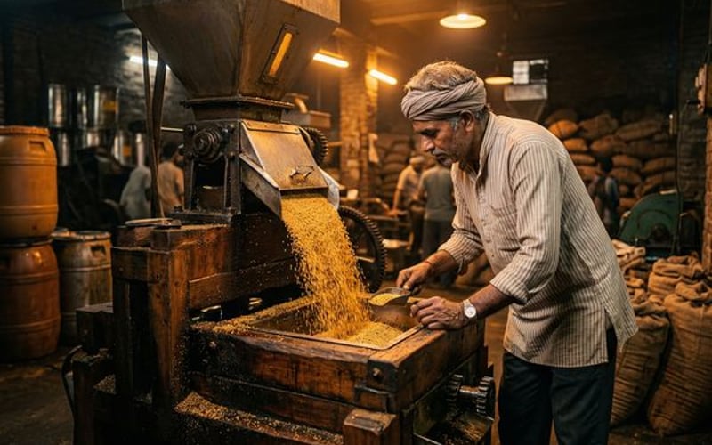 Indian Mustard Seed Market Firms as New Crop Arrivals Build