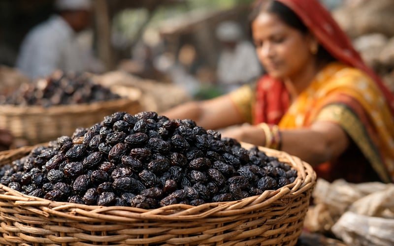 Indian Raisin Prices Hold Firm Despite Heavy Monsoon Rains in Maharashtra