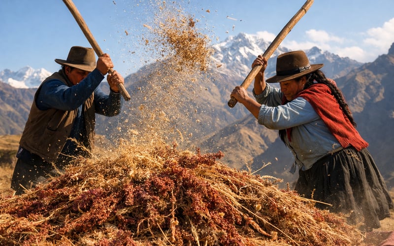 Red Quinoa Edges Higher as Dutch Logistics Normalize but Heat Bites