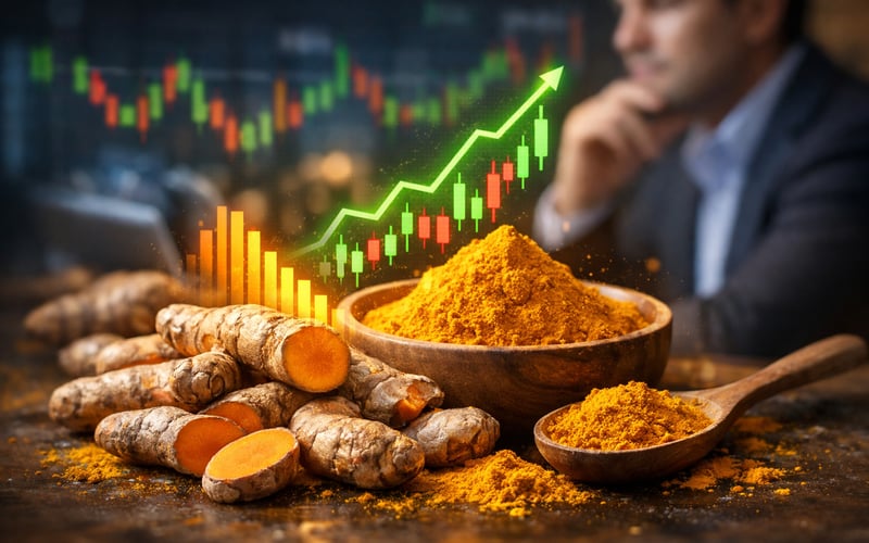 Turmeric Market Softens on Profit-Taking as Buyers Turn Cautious