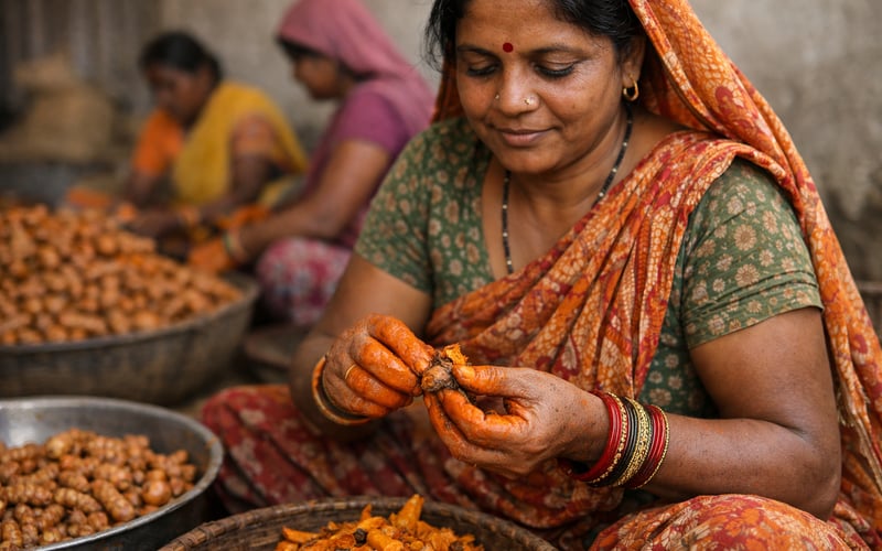 Indian Turmeric Prices Edge Higher as NCDEX Futures Gain on Tight Supplies