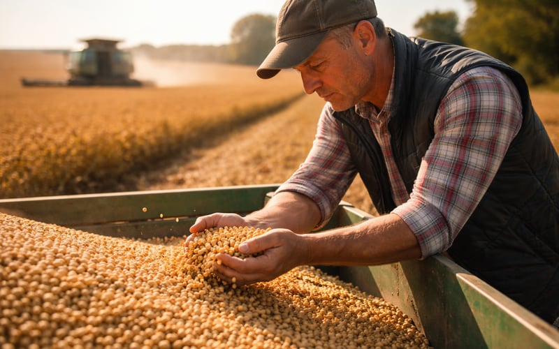 Soybean Complex Softens Ahead of U.S.–China Summit While Basis Stays Firm
