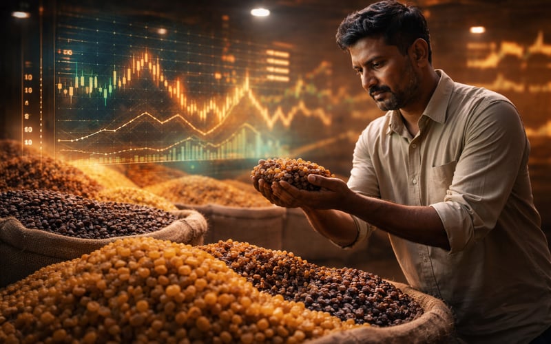 Indian Raisin Prices Hold Firm as Demand Softens Ahead of Festive Peak