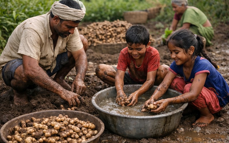 Indian Dried Ginger Prices Hold Steady Amid Firm Export Interest