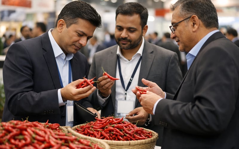 Indian Red Chilli Market Holds Steady as Buyers Stay Cautious
