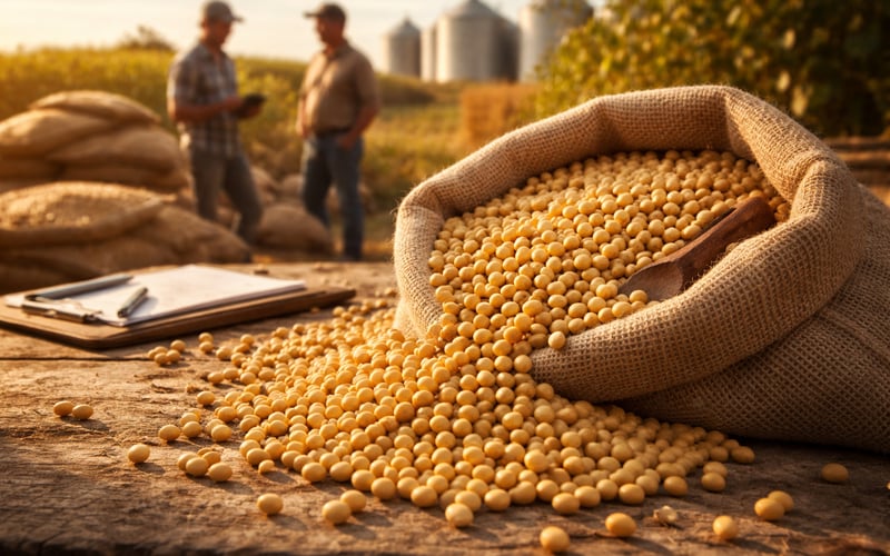 Soybeans under political and export pressure despite solid demand