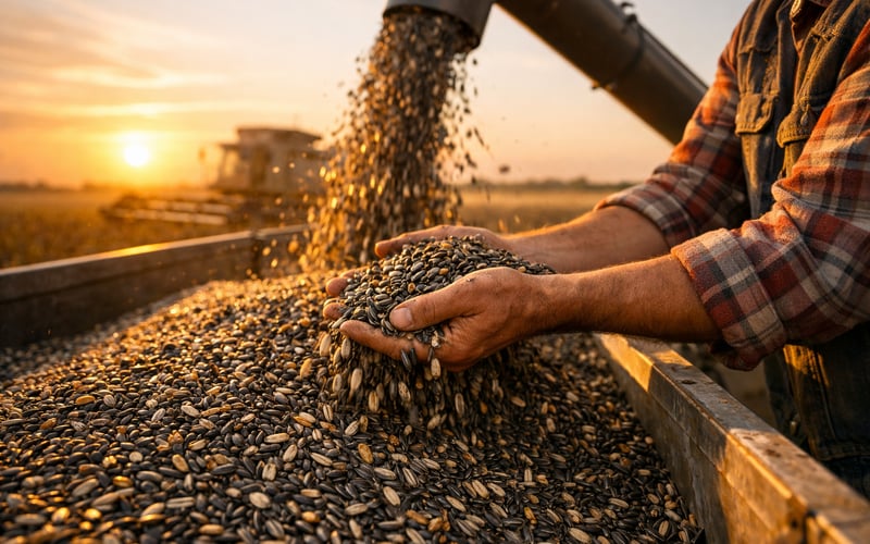 Sunflower Market Softens as SAFEX and Black Sea Come Under Harvest Pressure