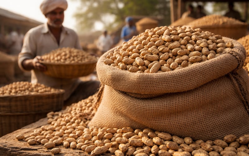 Indian Groundnut Sowing Slips, But Saurashtra Still Anchors Peanuts Market