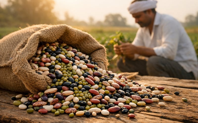 Gujarat Moong Acreage Slumps as Global Bean Prices Drift Sideways