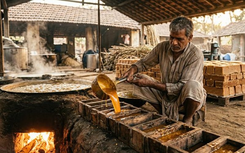 भारतीय चीनी और गुड़ कीमतें मौसम और वायदा समर्थन के कारण स्थिर बनी हुई हैं