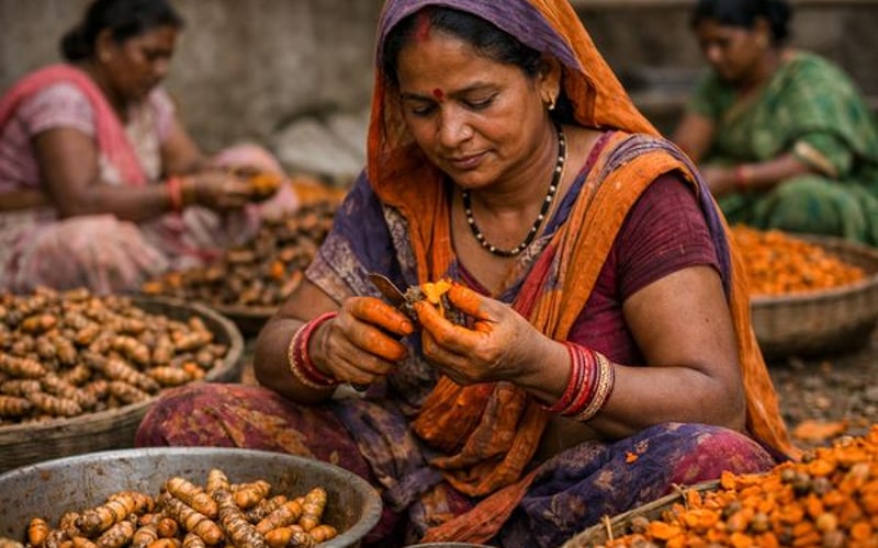 Os preços da cúrcuma indiana se mantêm firmes com o calor e o interesse de exportação apoiando o mercado