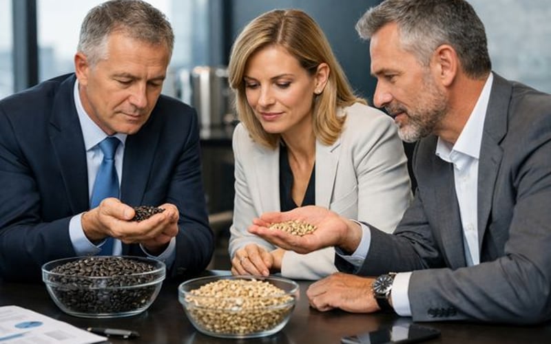 Bulgarian Sunflower Kernels Jump While Black Sea Seeds Hold Firm