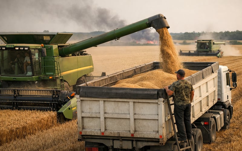 Ukraine Wheat: Rising Global Prices, Local Logistics Under Fire