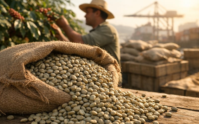 Coffee Rally Meets Brazilian Harvest Wall as El Niño Risk Builds
