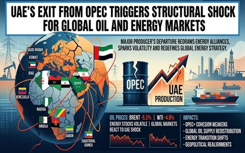 UAE’s Exit from OPEC Triggers Structural Shock for Global Oil and Energy Markets