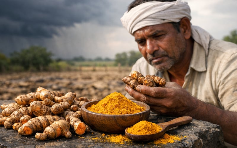 Turmeric Market Tightens as Weather Risks Collide with Low Stocks
