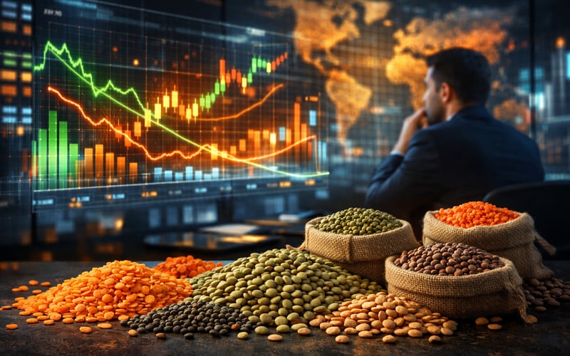 Lentils under Pressure: Bearish Harvest, Bullish Risk from India’s Monsoon