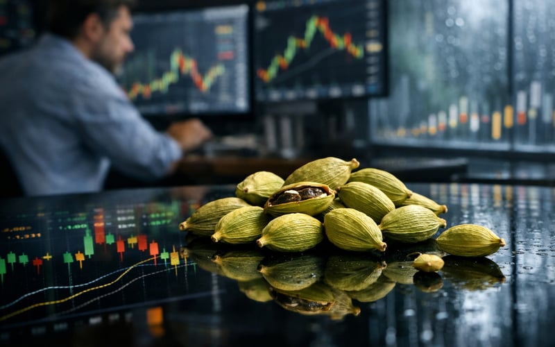 Cardamom Stays Range-Bound as Demand Lags and Monsoon Sets In