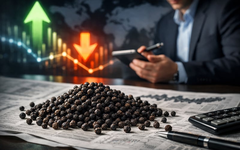 Pepper prices steady at elevated levels as Indian mandis consolidate