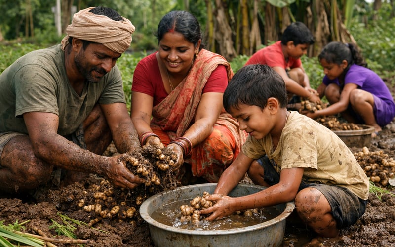Ginger Market Under Pressure as Indian Demand Stays Subdued