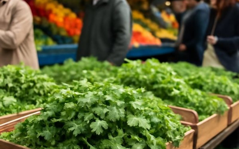 Mercado de Coentro Encontra Seu Piso à Medida que Compradores Retornam em Níveis Mais Baixos
