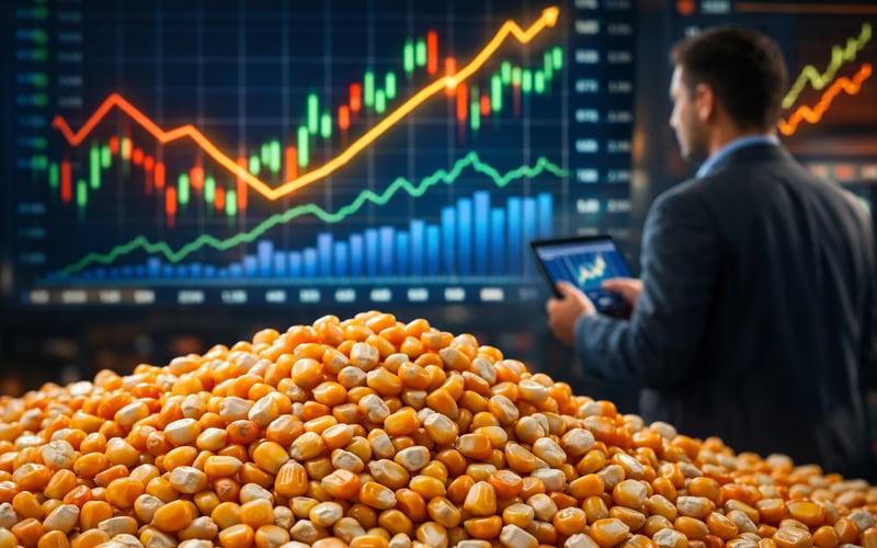 Indian Corn Prices Steady as Global Balance Sheet Tightens