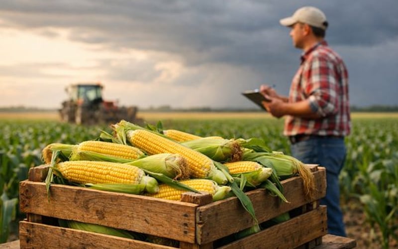 Futures kukurydzy stabilne, ponieważ sadzenie przyspiesza, ale zagrożenia pogodowe rosną