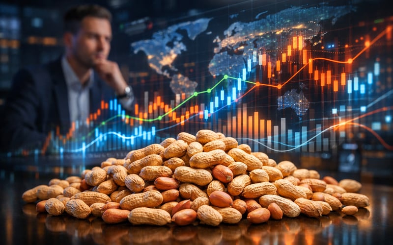 Peanut Prices Stable to Soft as India and Brazil Enter Weather‑Watch Phase