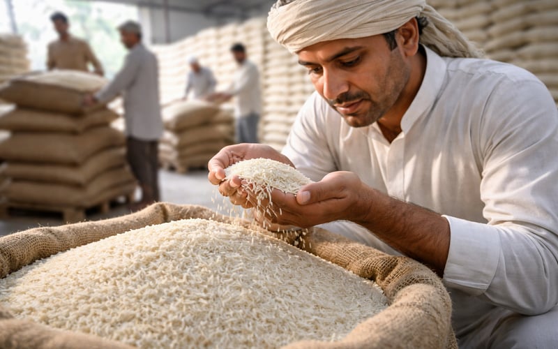 Indian Basmati Rice Spikes as Export Demand Surges and Sellers Hold Back