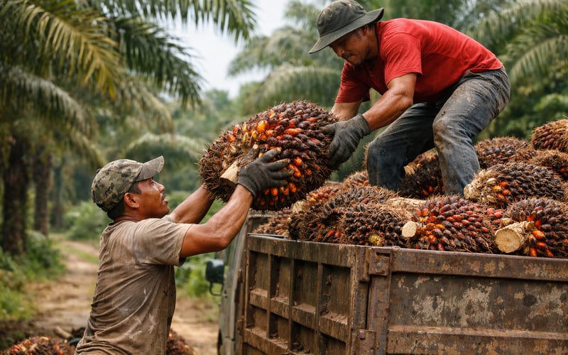 Palm Oil Edges Higher as Weather Risks Grow but Vegoil Complex Stays in Focus
