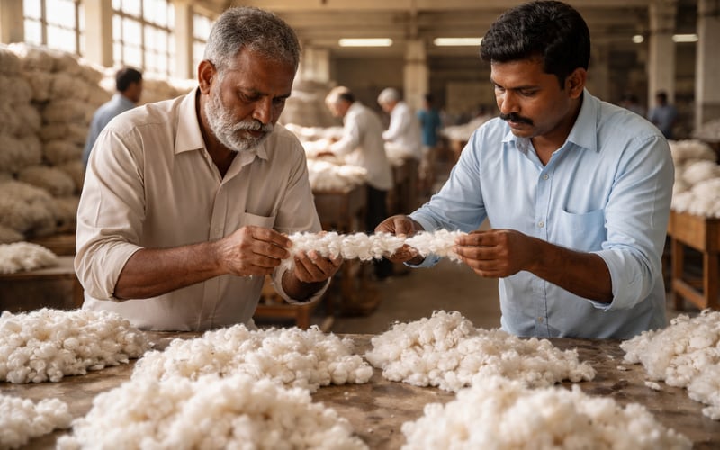 Indian Cotton Eases from Highs as New Crop Arrives, Smaller Harvest Looms