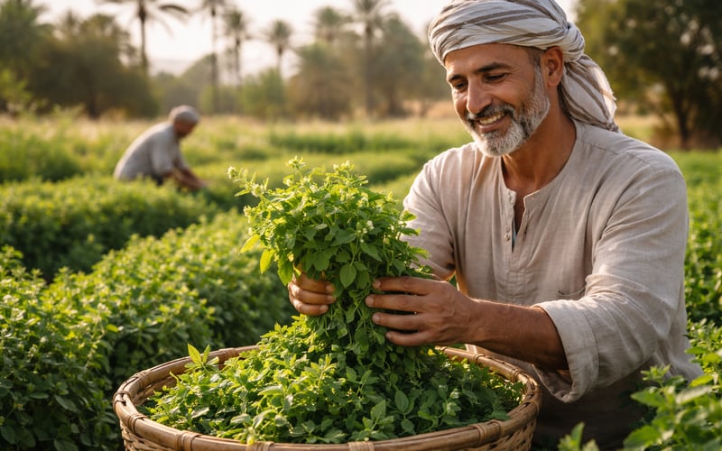 Egyptian Spearmint FOB Cairo Firms on Higher Freight and Steady Demand