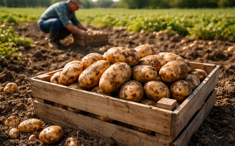 Belgian Fontane Potato Yields Hit New Low While Prices Hold Steady