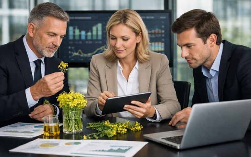 أسعار بذور اللفت الفرنسية مستقرة لكن قوية حيث ترفع موجة الحر مخاطر المحاصيل