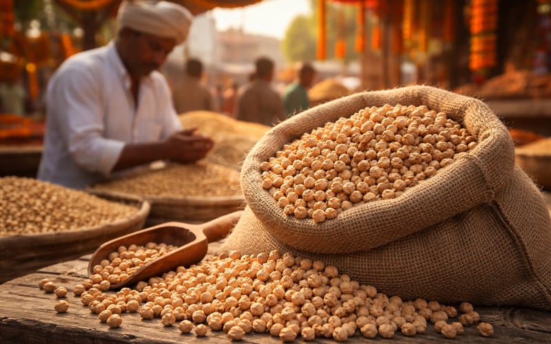 Chickpeas (Chana) Find Support from Indian Festival Demand and Tight Supply