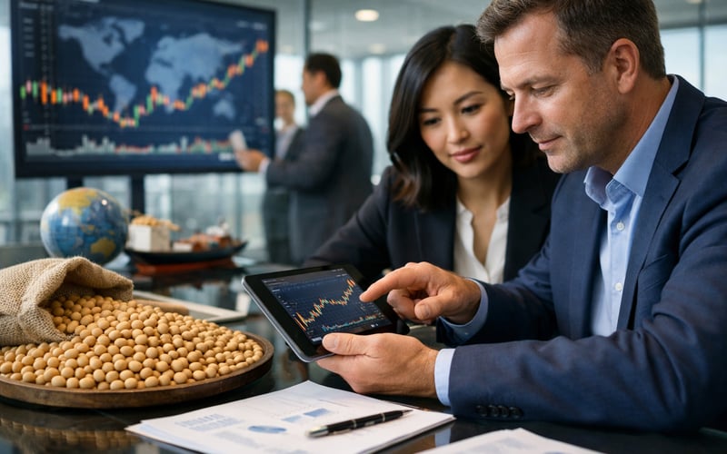 Soybeans climb on China demand hopes and tighter global feed grain outlook
