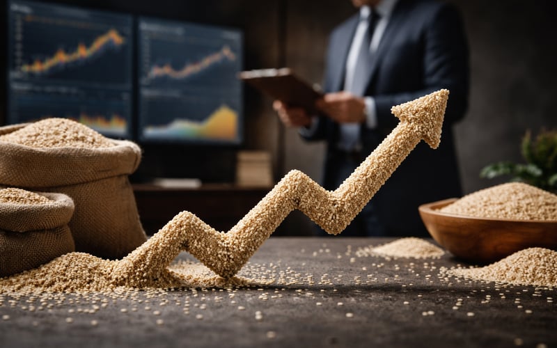 Sesame under Pressure: Pakistan and Brazil Squeeze India’s Margin
