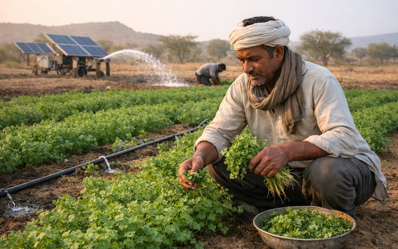 Coriander market steadies in New Delhi as processor demand underpins prices