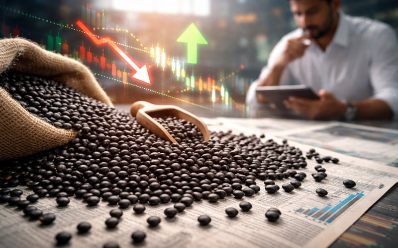 Black Gram Market Under Pressure as Imports Weigh on Urad Prices