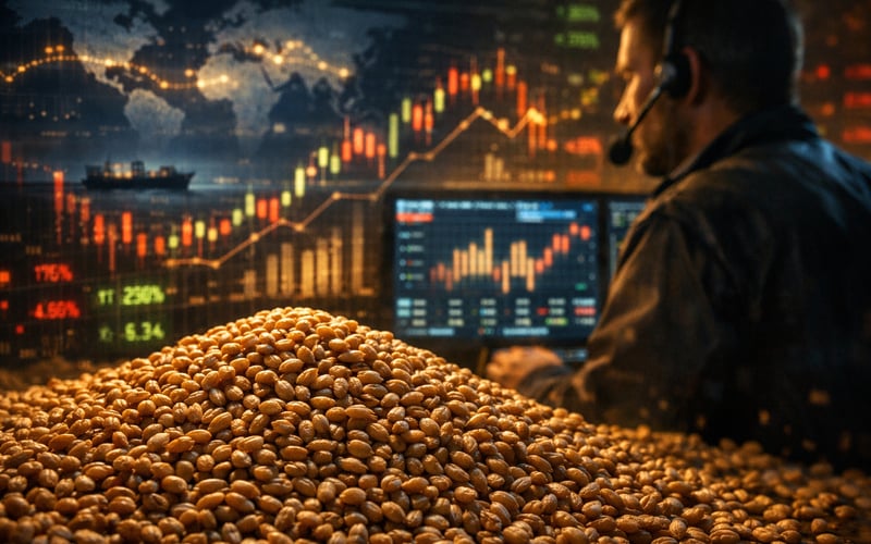 Wheat Prices Ease as EU Futures Test €200 While Black Sea Flows Remain Robust