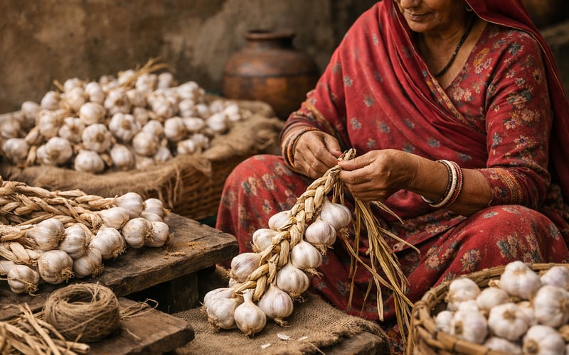Indian Garlic: Tight Rajasthan Crop Meets Rising Winter Demand