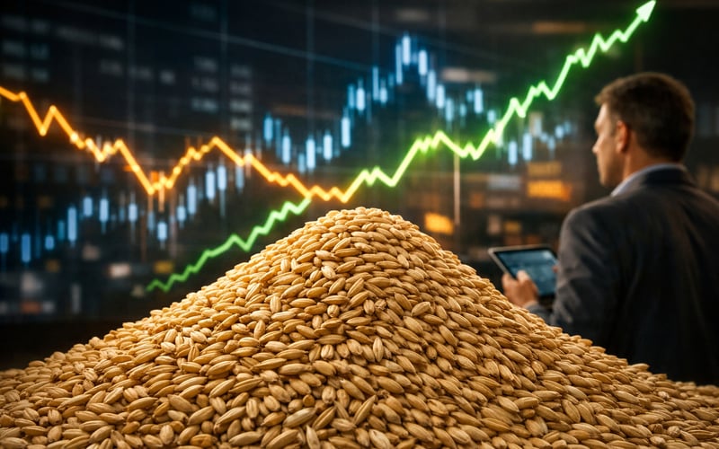 Hafer-Futures steigen mit Weizen, während die EU-Futtermittelnachfrage nachlässt