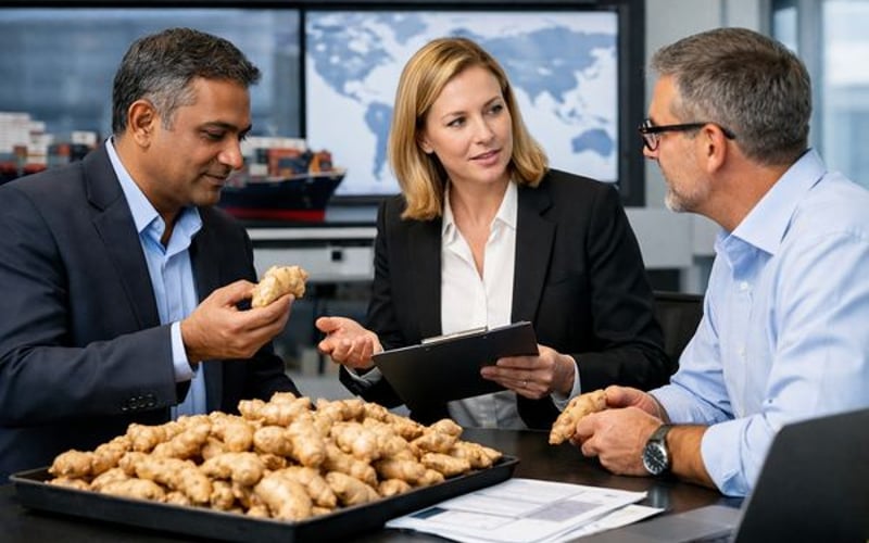 Indian Dry Ginger Prices Ease Slightly but Outlook Turns Weather‑Risky