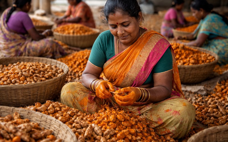 Dry Weather Revives Turmeric Rally as Old Stocks Tighten in India