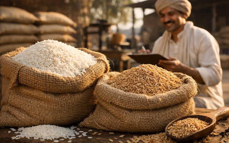 ارتفاع صلابة سوق الأرز البسمتي الهندي مع عودة الطلب التصديري