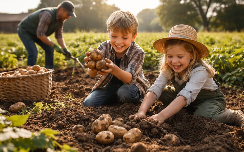 German Potato Harvest Slump Tightens Supply, Lifts Table Potato Prices